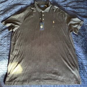Classic Men's Dark Gray Polo Shirt